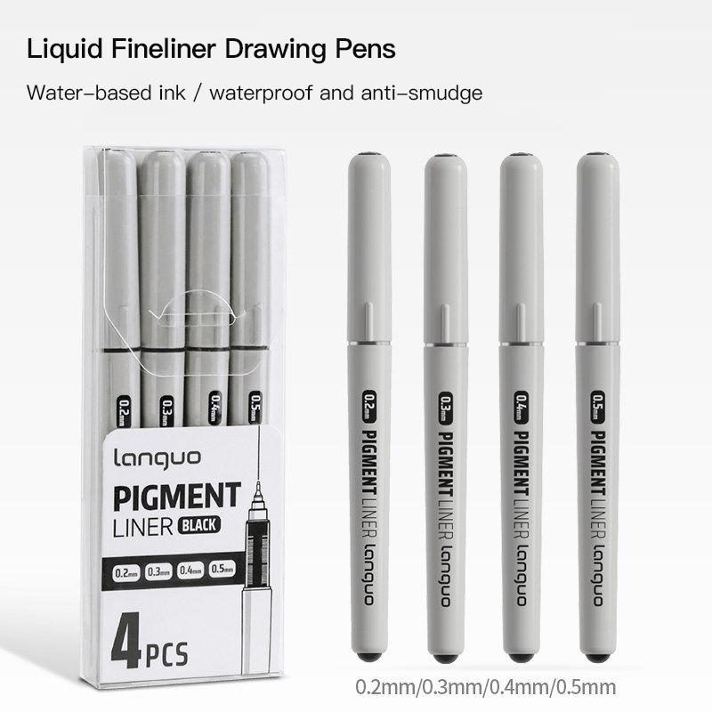 LANGUO 0.2/0.3/0.4/0.5 mm Micro Marker Pen Direct Liquid Fineliner Drawing Pen Fine Point Markers Art Painting Writing Sketching
LANGUO 0.2/0.3/0.4/0.5 mm Micro Marker Pen Direct Liquid Fineliner Drawing Pen Fine Point Markers Art Painting Writing Sketching