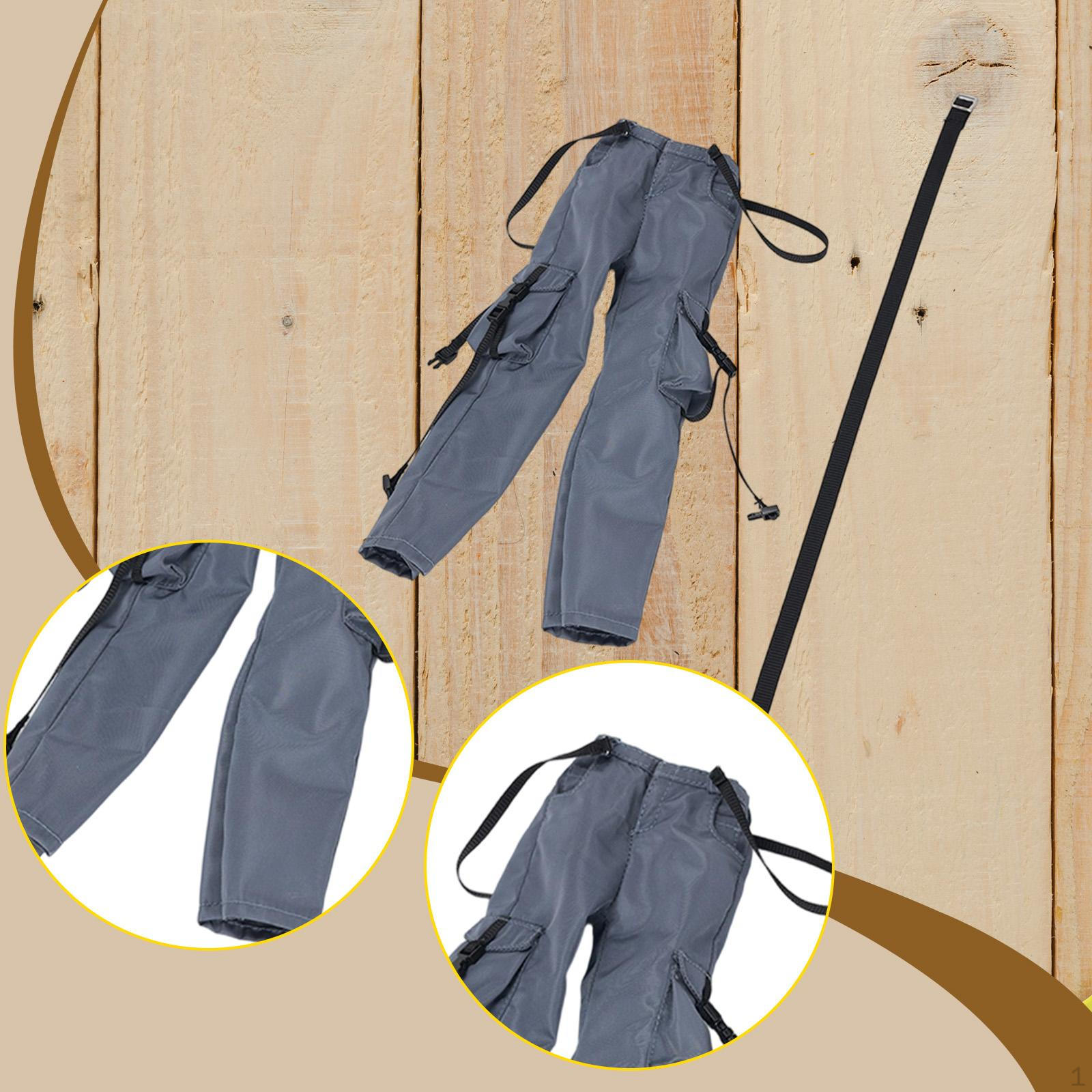 1/6 Action Figure Clothes Doll, Costume Accessories, Cargo Pants and Belt, , Miniature Clothing for серый
1/6 Action Figure Clothes Doll, Costume Accessories, Cargo Pants and Belt, , Miniature Clothing for серый