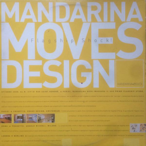 12inch Record DAN MELA & LOUIE B - Mandarina Moves Design - Flagship S MD001 Mandarina Duck 2002 Italy Dance & Electronica Used
12inch Record DAN MELA & LOUIE B - Mandarina Moves Design - Flagship S MD001 Mandarina Duck 2002 Italy Dance & Electronica Used