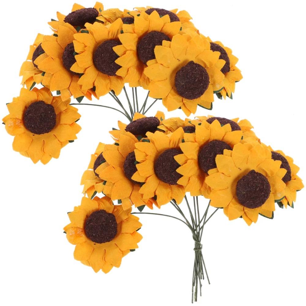 100pcs DIY Bouquets Artificial Sunflower Paper Flower Realistic Fake Flower Home Decor помаранчевий
100pcs DIY Bouquets Artificial Sunflower Paper Flower Realistic Fake Flower Home Decor помаранчевий