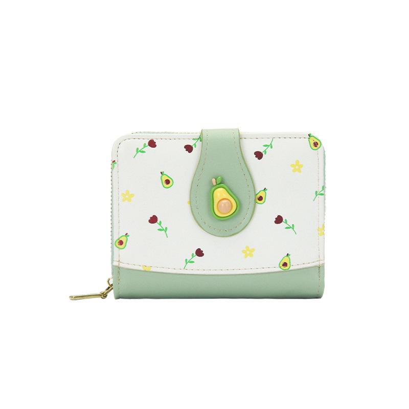 Cherry Lady wallet bank card credit card storage bag zipper student coin purse зелёный
Cherry Lady wallet bank card credit card storage bag zipper student coin purse зелёный