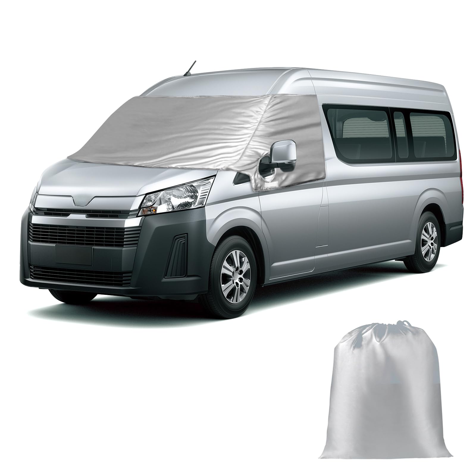 Syncnika Чехол на лобовое стекло для Hiace 300 Series UV Авто 600D Толстый Дождь и Снег Подходит для Всех Серебристых Моделей 2019-Настоящее время, Защита, Солнцезащитный козырек,
Syncnika Чехол на лобовое стекло для Hiace 300 Series UV Авто 600D Толстый Дождь и Снег Подходит для Всех Серебристых Моделей 2019-Настоящее время, Защита, Солнцезащитный козырек,