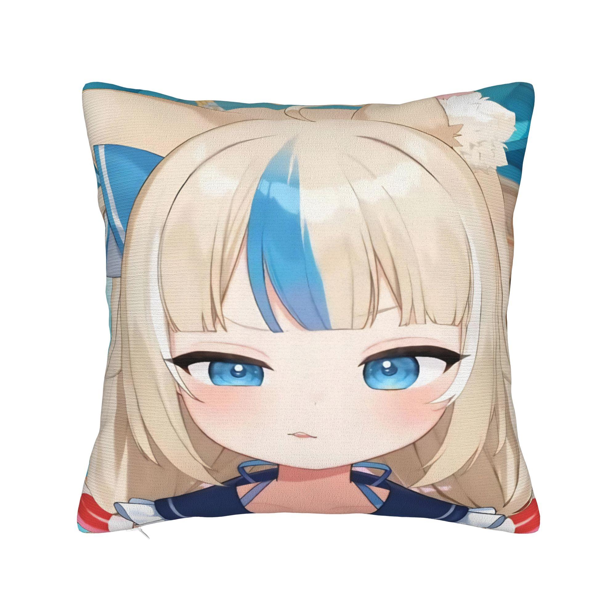 Decorative Pillowcase Sameko Saba X Gawr Gura Merch Living Room Pillow Case Cover Zippered Multiple Sizes 12x12Inch
Decorative Pillowcase Sameko Saba X Gawr Gura Merch Living Room Pillow Case Cover Zippered Multiple Sizes 12x12Inch