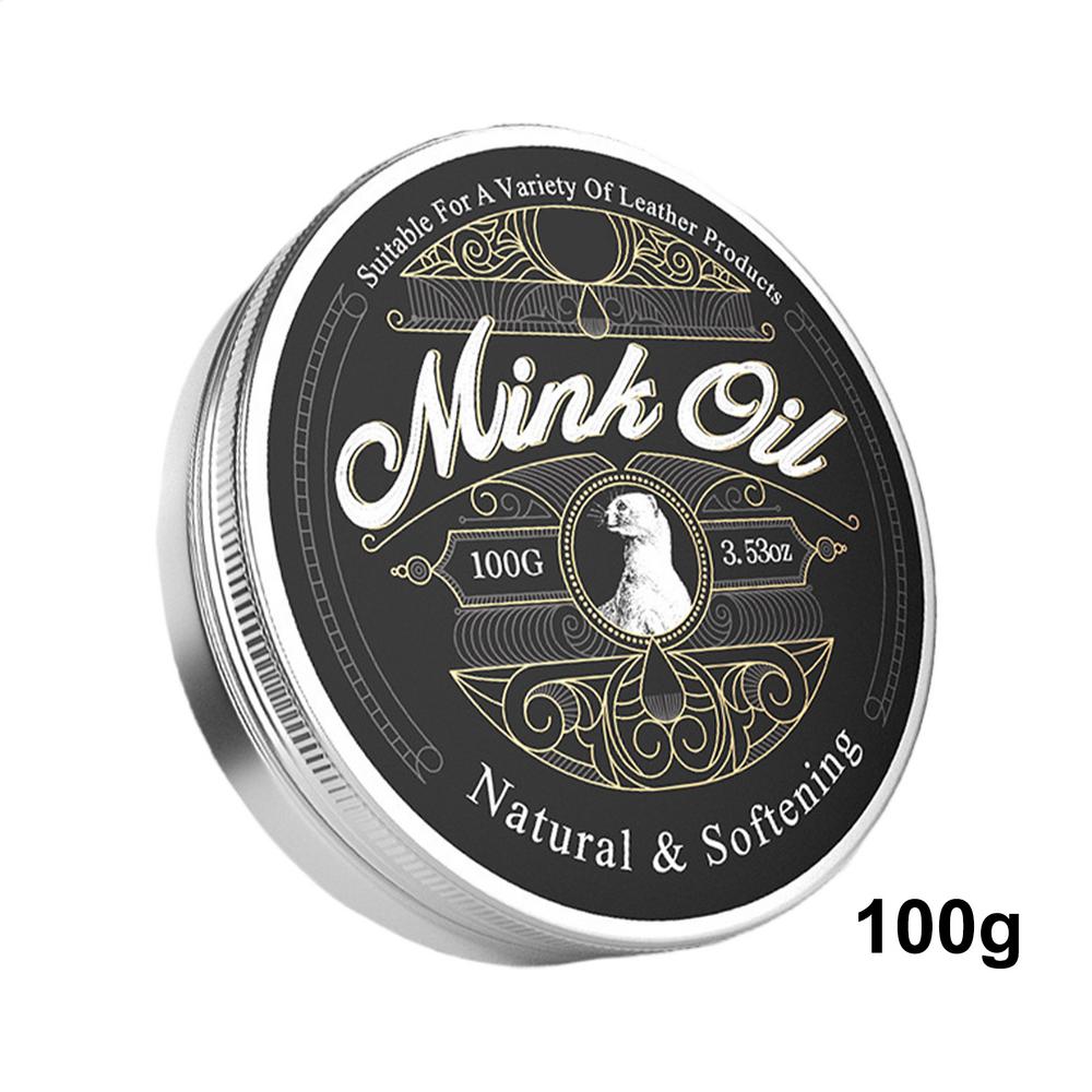 Mink Oil Leather Conditioner 100g Waterproof Leather Boot Conditioner Saddle Oil Leather Care Cream For Furniture Auto
Mink Oil Leather Conditioner 100g Waterproof Leather Boot Conditioner Saddle Oil Leather Care Cream For Furniture Auto