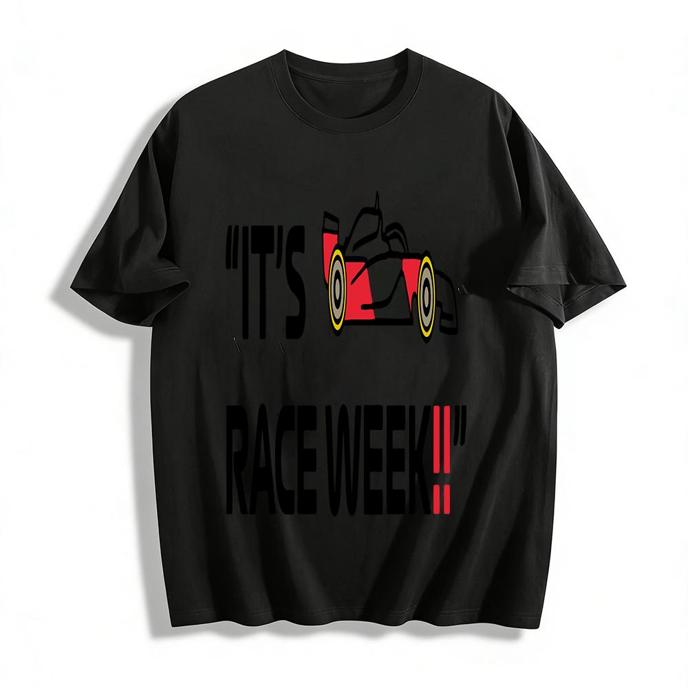 F1 Race Week Themed Printed Casual Top Loose Breathable Crewneck T-Shirt For Racing Fans Pure cotton T-shirt 6XL
F1 Race Week Themed Printed Casual Top Loose Breathable Crewneck T-Shirt For Racing Fans Pure cotton T-shirt 6XL