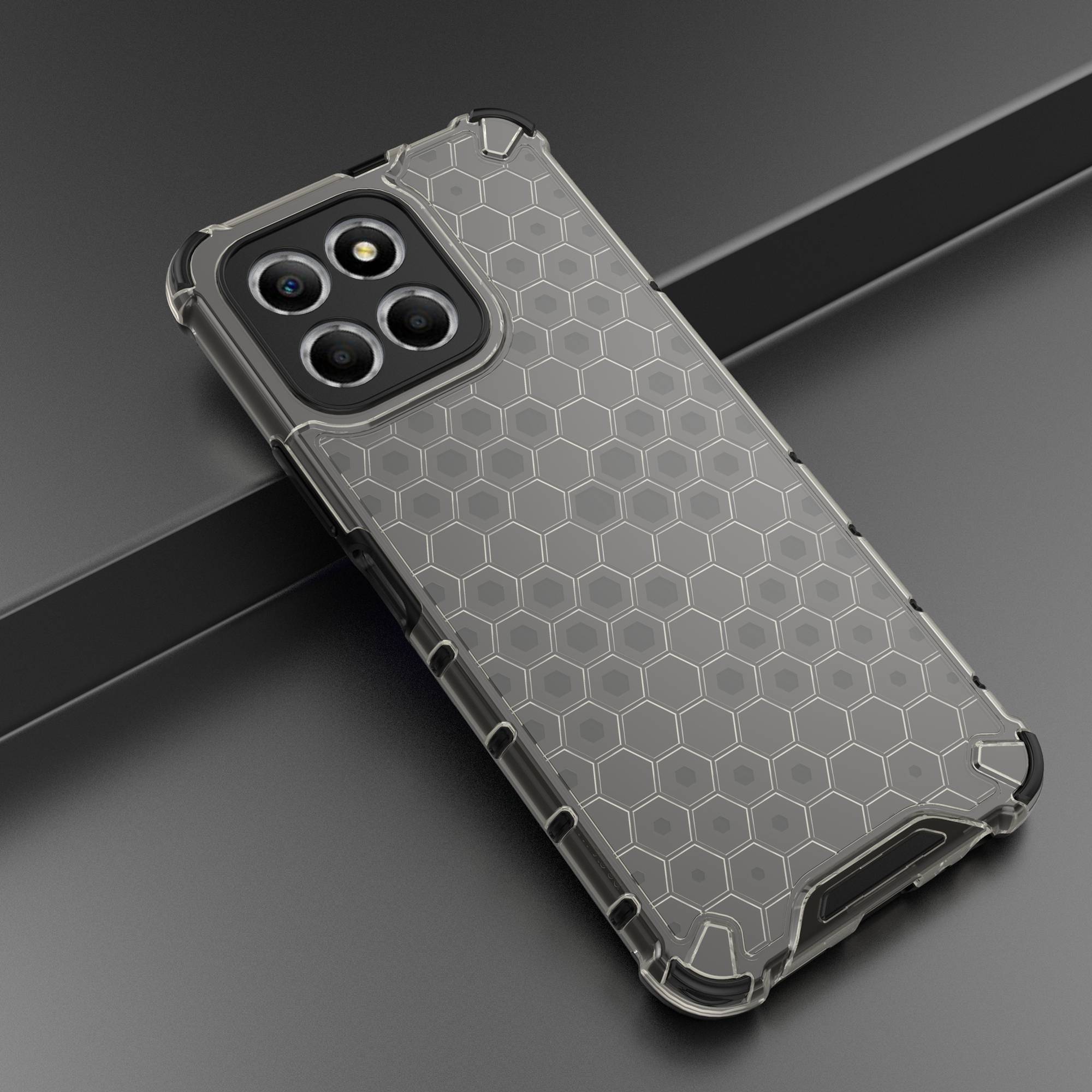 Anti-Drop Phone Case for Honor X8 5G Shockproof Slim Case Honeycomb Textured TPU+PC Phone Cover Black
Anti-Drop Phone Case for Honor X8 5G Shockproof Slim Case Honeycomb Textured TPU+PC Phone Cover Black