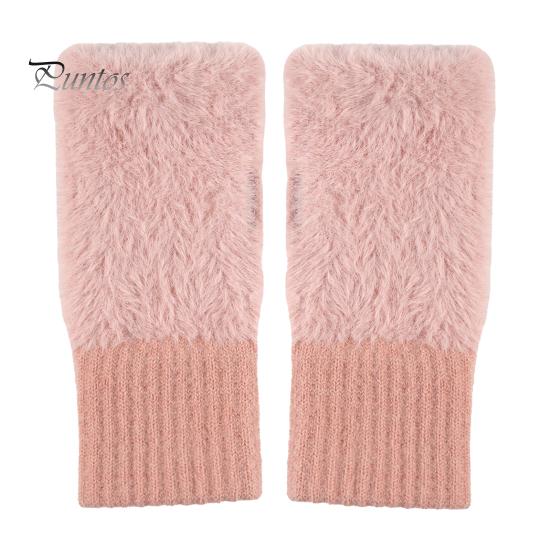 1 пара зимових жіночих рукавичок товщиною в півпальця, плюшевих в’язаних еластичних сенсорних екранів, захист зап’ясть Зберігає тепло Офісні студентські письмові рукавички рожевий
1 пара зимових жіночих рукавичок товщиною в півпальця, плюшевих в’язаних еластичних сенсорних екранів, захист зап’ясть Зберігає тепло Офісні студентські письмові рукавички рожевий