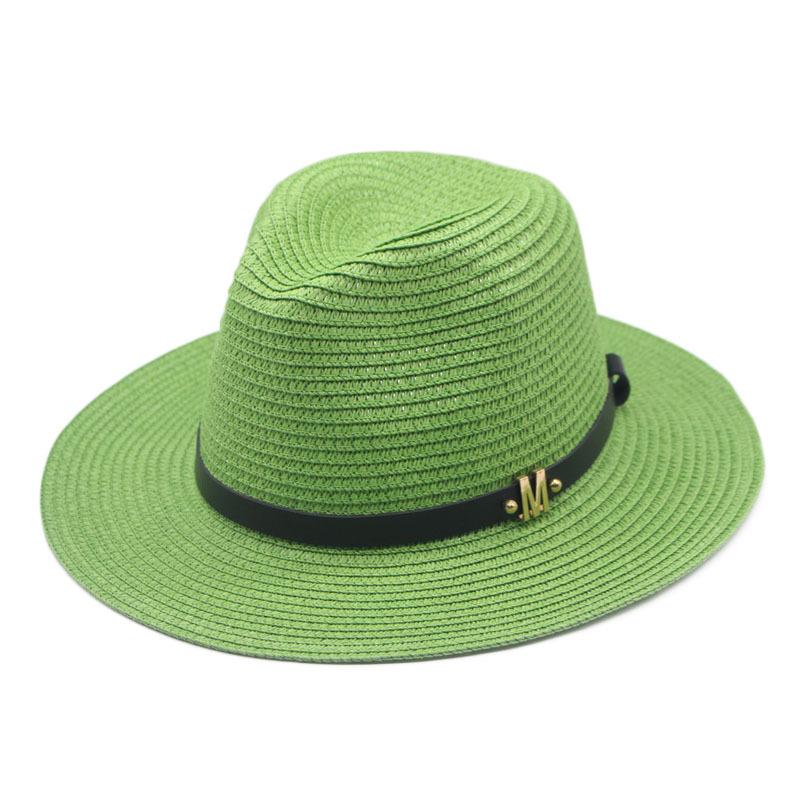 Classic Cowboy Jazz Straw Hat Wide Brim Summer Beach Sun Protection Casual Fedora Cap Panama 56-58cm зелений
Classic Cowboy Jazz Straw Hat Wide Brim Summer Beach Sun Protection Casual Fedora Cap Panama 56-58cm зелений