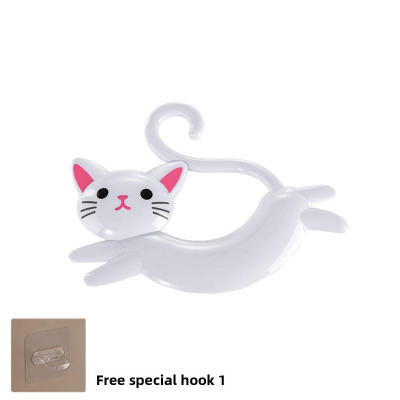1 шт. Кухонный милый мультяшный крючок для полотенец в виде кошки, настенный держатель для полотенец для ванной комнаты, самоклеящийся, без следов, вешалка для полотенец для туалета 1PCS белый
1 шт. Кухонный милый мультяшный крючок для полотенец в виде кошки, настенный держатель для полотенец для ванной комнаты, самоклеящийся, без следов, вешалка для полотенец для туалета 1PCS белый