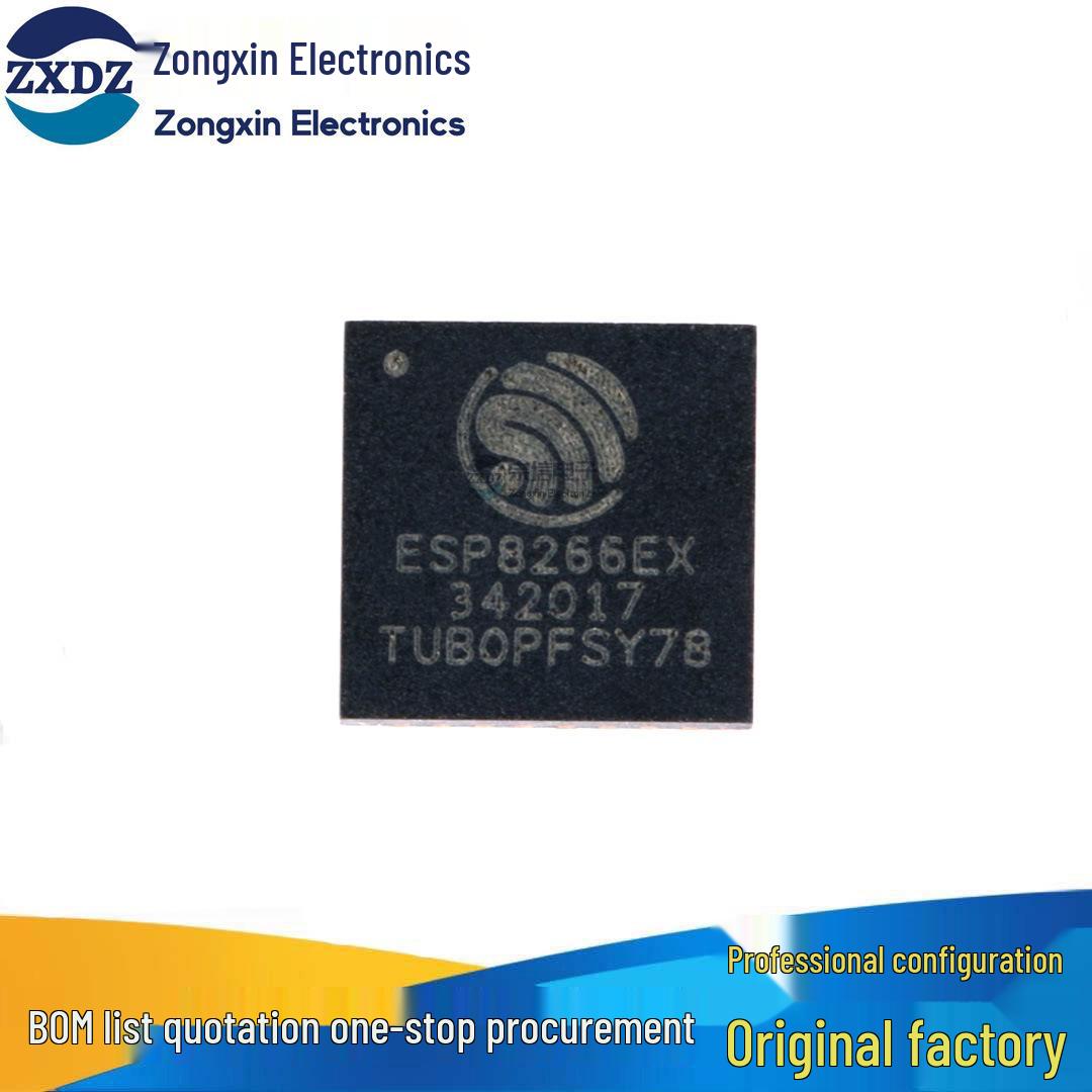 Authentic ESP8266EX QFN-32 Surface Mount WiFi Transceiver Chip
Authentic ESP8266EX QFN-32 Surface Mount WiFi Transceiver Chip