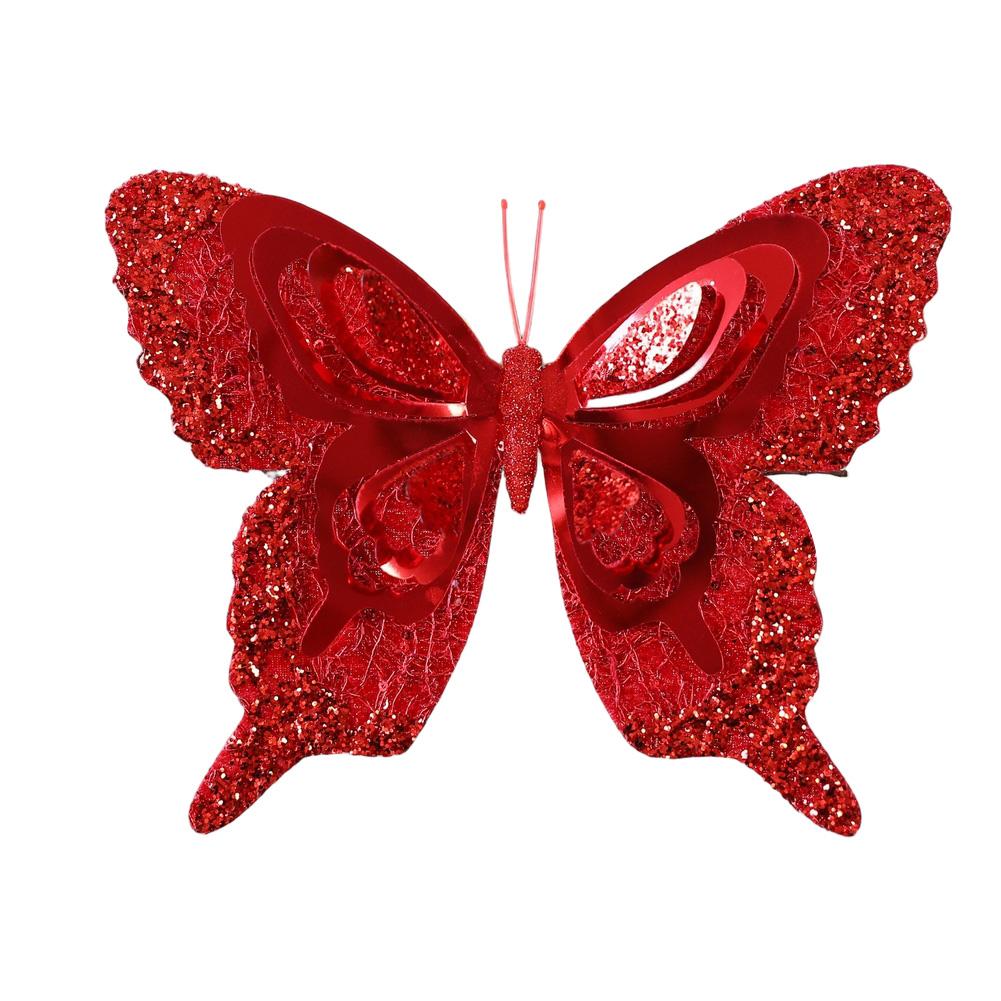 Butterfly Ornament Pendant for Christmas Tree and Holiday For Window Hanging Made with Plastic Material for Seasonal Use красный
Butterfly Ornament Pendant for Christmas Tree and Holiday For Window Hanging Made with Plastic Material for Seasonal Use красный