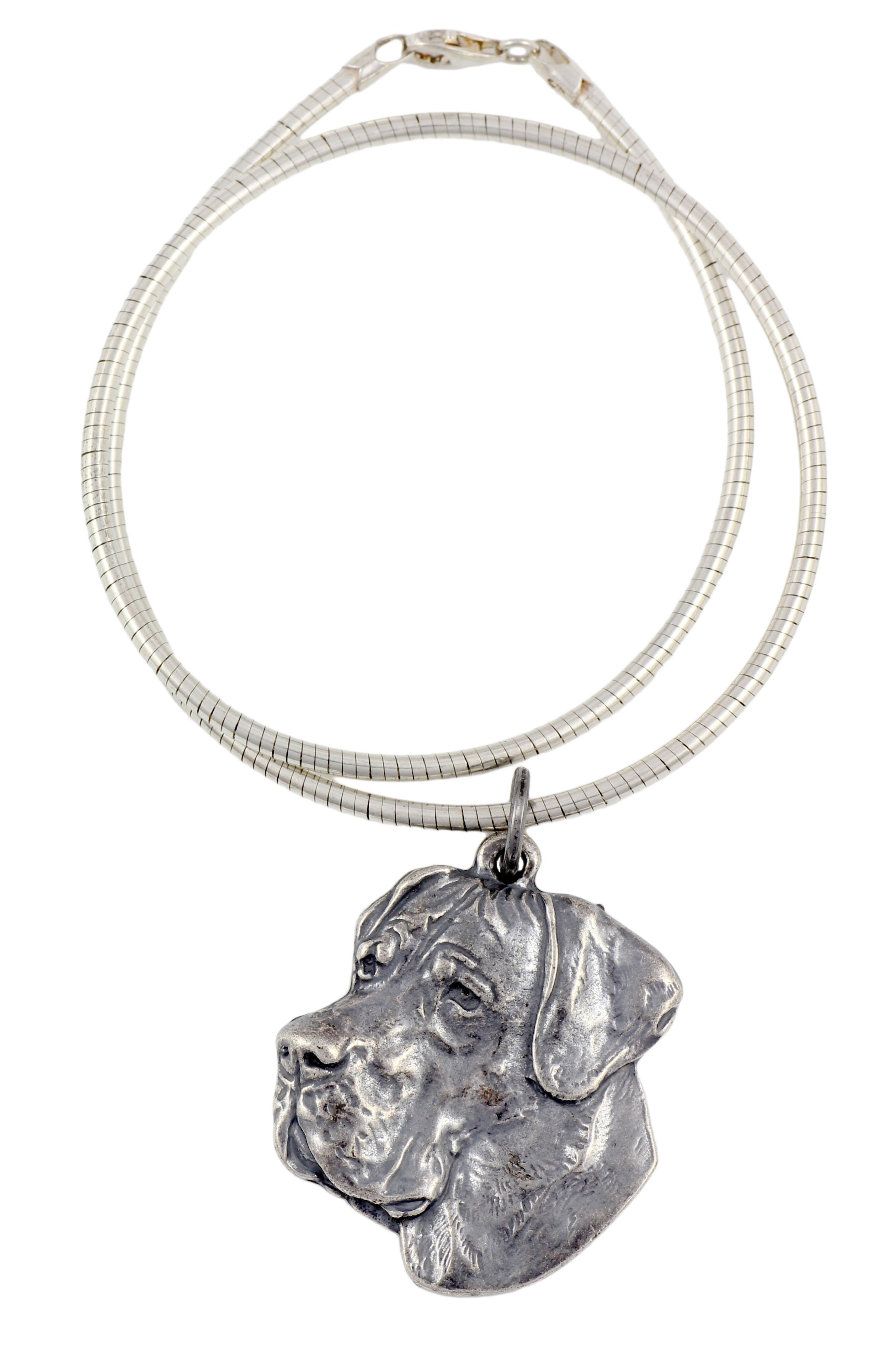 Great Dane II - Dog necklace, unique jewellery for the dog fan, unique adder pendant by Art-Dog brand срібний
Great Dane II - Dog necklace, unique jewellery for the dog fan, unique adder pendant by Art-Dog brand срібний