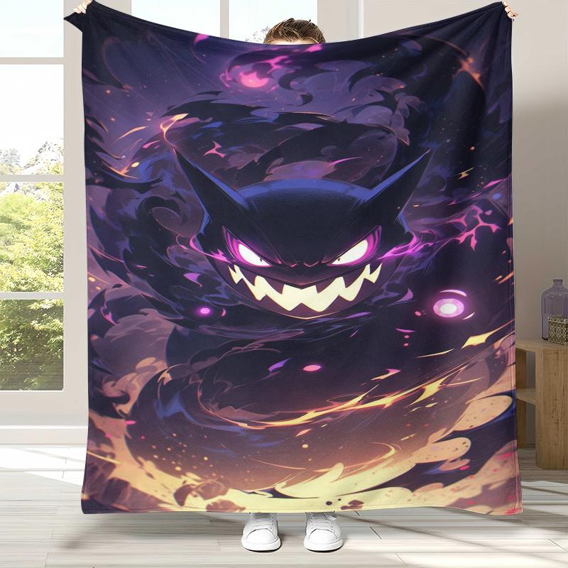 Gengar Pokemon Cartoon Ectoplasma Flannel Blanket,Ultra Soft Warm Plush Throw for Home Bedroom Bed Sofa Cover Picnic gift 75x90cm
Gengar Pokemon Cartoon Ectoplasma Flannel Blanket,Ultra Soft Warm Plush Throw for Home Bedroom Bed Sofa Cover Picnic gift 75x90cm