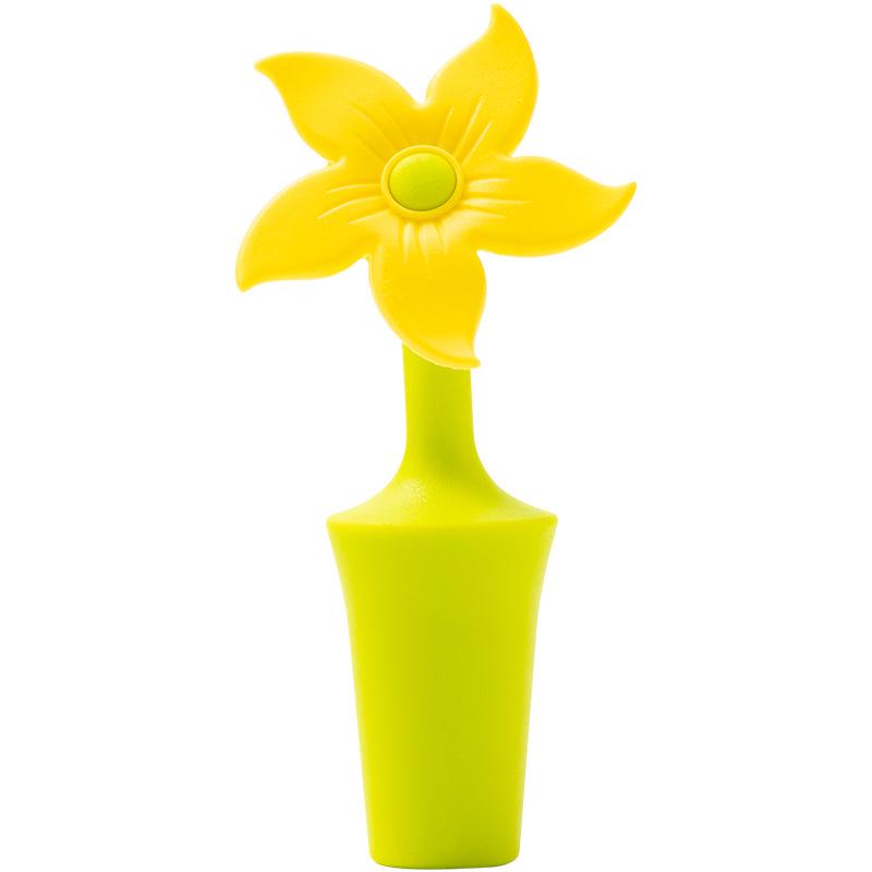 Silicone Flower Wine Bottle Stopper - Food Grade Preservation Cap
Silicone Flower Wine Bottle Stopper - Food Grade Preservation Cap