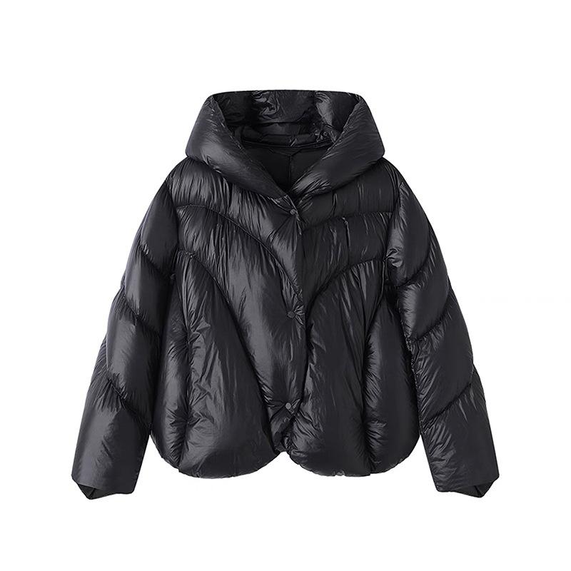 Irregular cape down jacket women s short 2025 winter new thickened white duck down puff hooded bread jacket L чорний
Irregular cape down jacket women s short 2025 winter new thickened white duck down puff hooded bread jacket L чорний