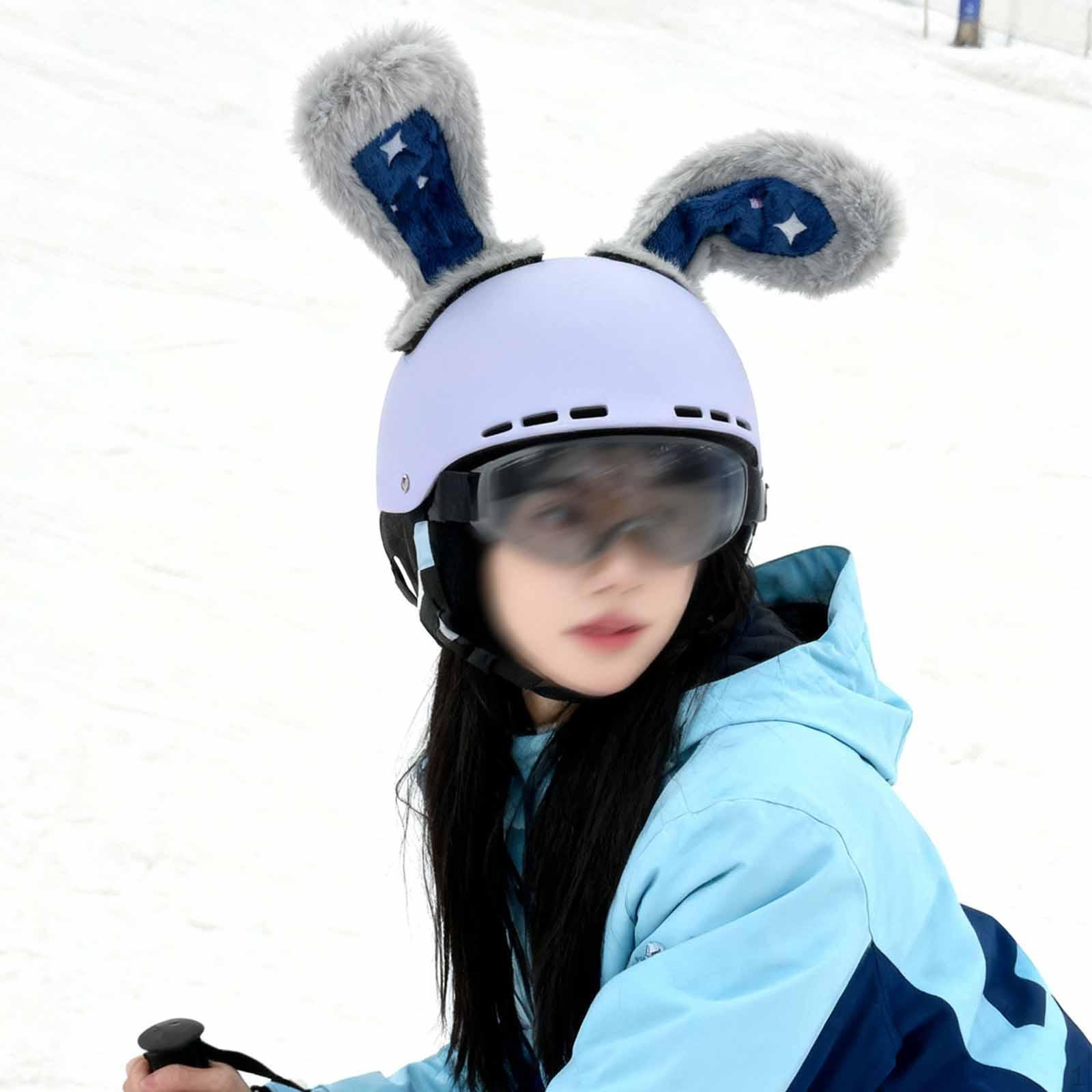 2Pcs Helmet Decoration Bunny Ears Easy Sticky on Adhesion for Adults Skateboard Biking Gray Blue
2Pcs Helmet Decoration Bunny Ears Easy Sticky on Adhesion for Adults Skateboard Biking Gray Blue