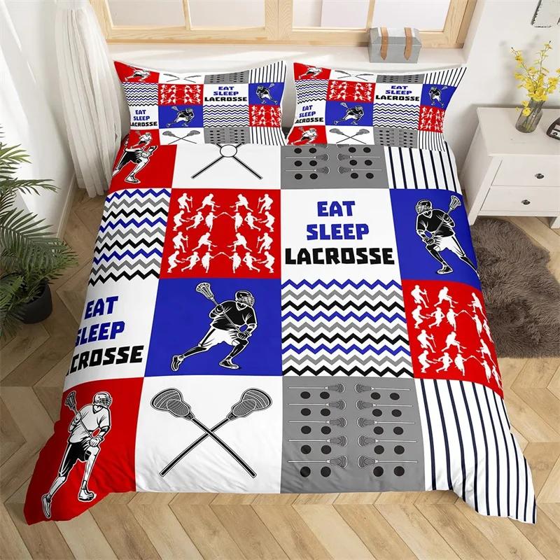 Comforter Lacrosse Sports Theme Bedding Set Single Queen For Boys Gilrs Polyester Lacrosse Player Games Comforter Set Comforter (quilt)-EU Single(135*200cm)3pcs
Comforter Lacrosse Sports Theme Bedding Set Single Queen For Boys Gilrs Polyester Lacrosse Player Games Comforter Set Comforter (quilt)-EU Single(135*200cm)3pcs