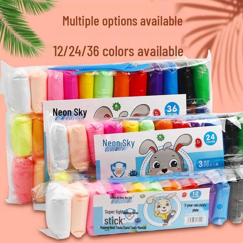12-Color Super Light Children s Play Clay | DIY Kindergarten Space Clay Set: Available in 24 or 36 Colors
12-Color Super Light Children s Play Clay | DIY Kindergarten Space Clay Set: Available in 24 or 36 Colors