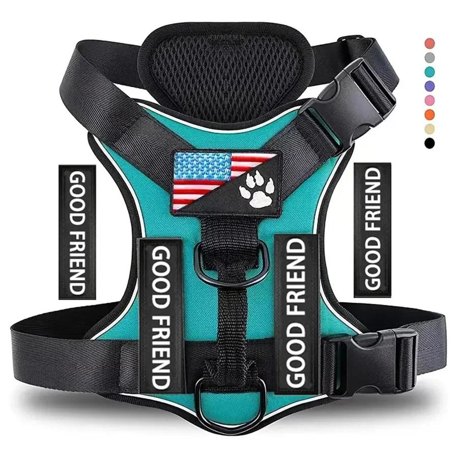 Service Dog Harness, Reflective Dog Vest Harness With 5PCS Patches, Adjustable Soft Oxford Pet Harness, Inner Layer Mesh, Easy T XS(old) зелений
Service Dog Harness, Reflective Dog Vest Harness With 5PCS Patches, Adjustable Soft Oxford Pet Harness, Inner Layer Mesh, Easy T XS(old) зелений