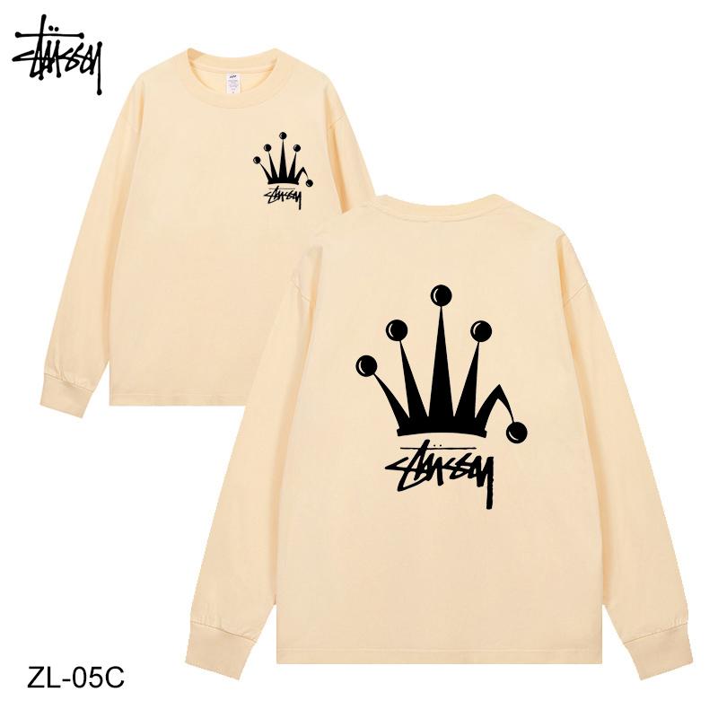 Stussy 2024 весна и осень новая высококачественная хлопковая футболка Stussy Crown с длинными рукавами и принтом логотипа для мужчин и женщин
Stussy 2024 весна и осень новая высококачественная хлопковая футболка Stussy Crown с длинными рукавами и принтом логотипа для мужчин и женщин