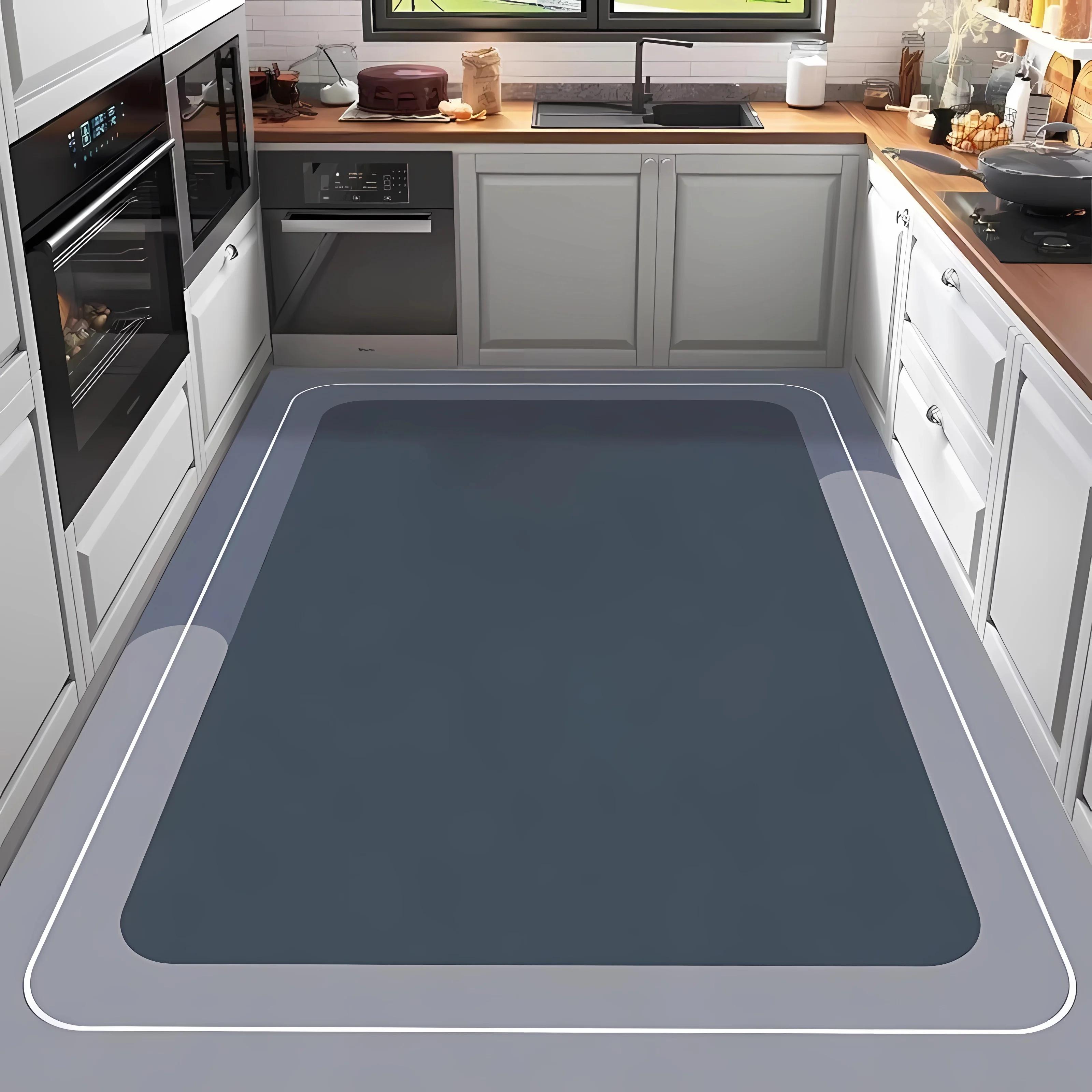 100x200 Blue Grey Diatomaceous Earth Kitchen Floor Mat, Fully Laid Can Be Cut Dirt Resistant and Slip Resistant Mat
100x200 Blue Grey Diatomaceous Earth Kitchen Floor Mat, Fully Laid Can Be Cut Dirt Resistant and Slip Resistant Mat
