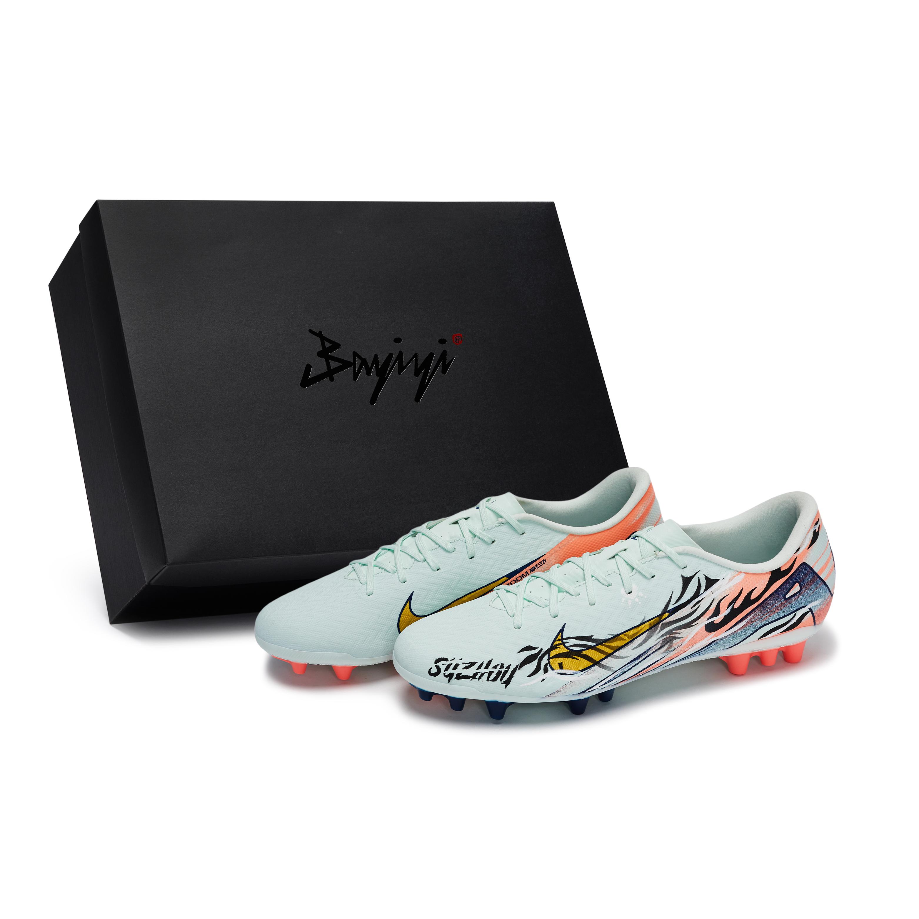 Nike Mercurial Vapor 16 Cushioning Soccer Shoes Unisex Black Orange Green Yellow FZ1389-300(Team80-SBOX) 40.5
Nike Mercurial Vapor 16 Cushioning Soccer Shoes Unisex Black Orange Green Yellow FZ1389-300(Team80-SBOX) 40.5