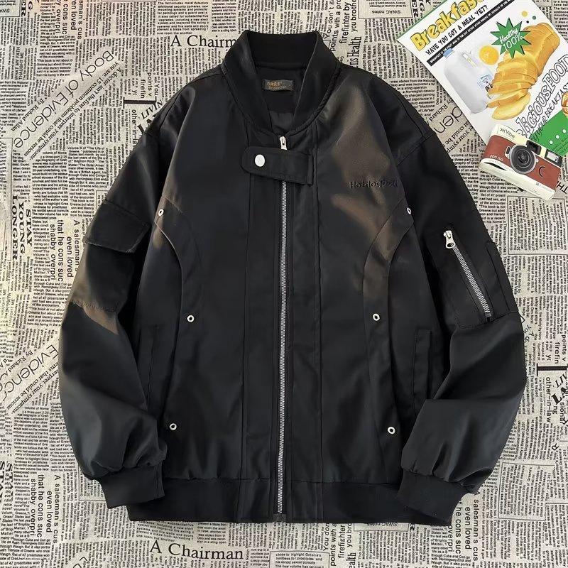 Tide brand American alphabet embroidered baseball jersey bomber jacket men s couple retro spring thickened cotton jacket S
Tide brand American alphabet embroidered baseball jersey bomber jacket men s couple retro spring thickened cotton jacket S