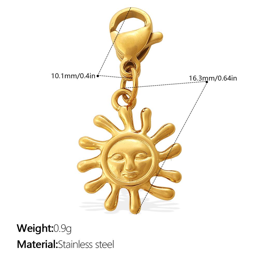 Retro Style Personalized Three-dimensional Relief Sun Rainbow Lobster Buckle Pendant Plated with 18K Gold DIY Jewelry Accessories
Retro Style Personalized Three-dimensional Relief Sun Rainbow Lobster Buckle Pendant Plated with 18K Gold DIY Jewelry Accessories