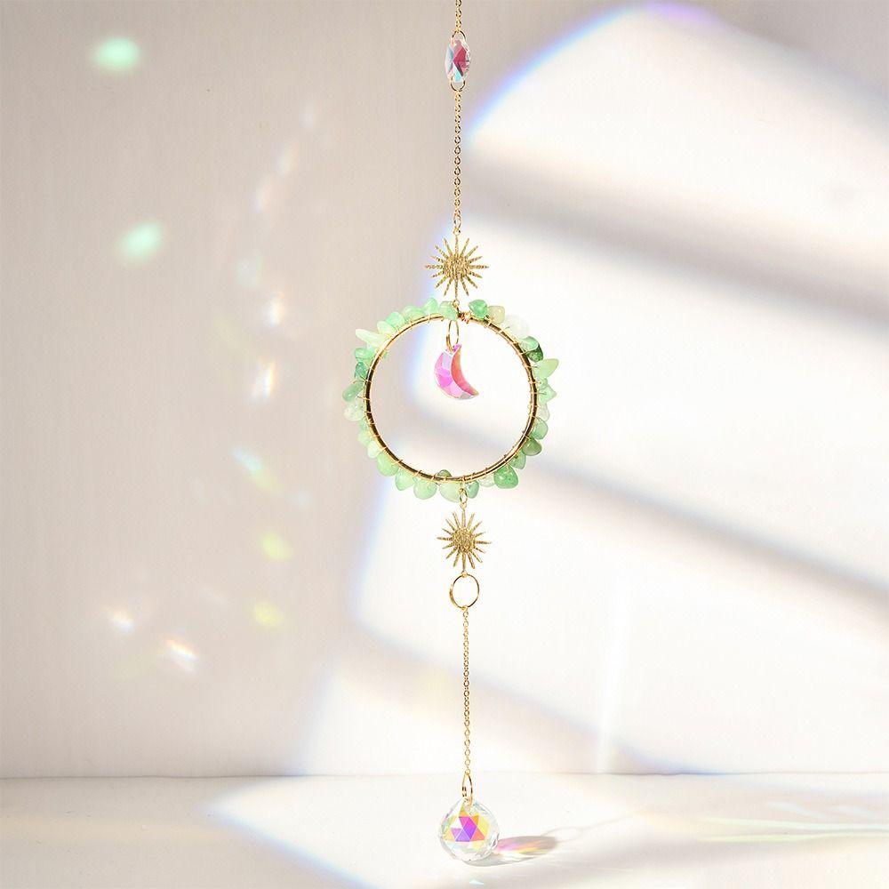 Rotating Crystal Pendant Hanging Rainbow Wind Chime Garden Decor Sun Catcher Outdoor зелёный
Rotating Crystal Pendant Hanging Rainbow Wind Chime Garden Decor Sun Catcher Outdoor зелёный