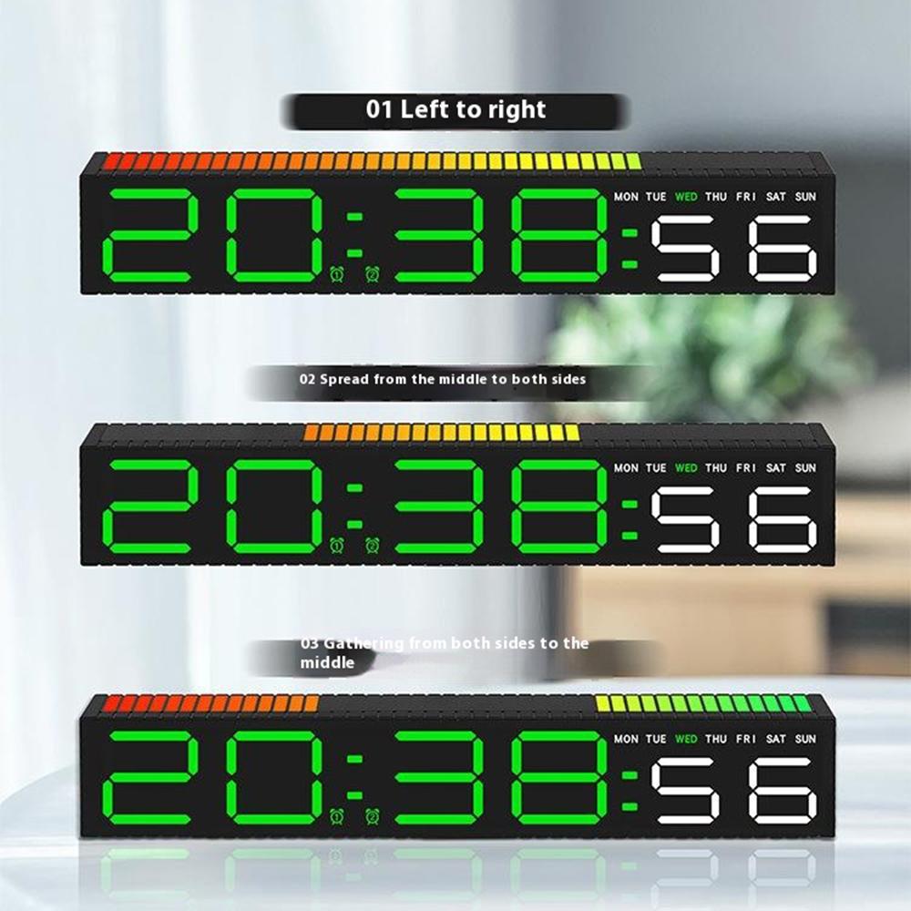 5517 Creative LED Digital Clock Sound Activated Display Bedside Table Alarm Clock with Multi-Color Light C
5517 Creative LED Digital Clock Sound Activated Display Bedside Table Alarm Clock with Multi-Color Light C