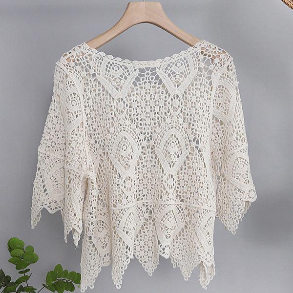 Spring/Summer 2025 Crochet Lace Cardigan with Skirt - Women s Knitted Pure Cotton Sun Protection Outerwear One Size
Spring/Summer 2025 Crochet Lace Cardigan with Skirt - Women s Knitted Pure Cotton Sun Protection Outerwear One Size