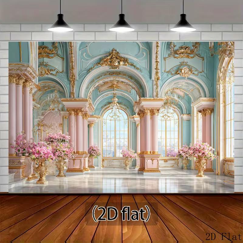 2D Rococo Palace Interior Photography Background for Party 47.2x31.5inch/120*80cm
2D Rococo Palace Interior Photography Background for Party 47.2x31.5inch/120*80cm