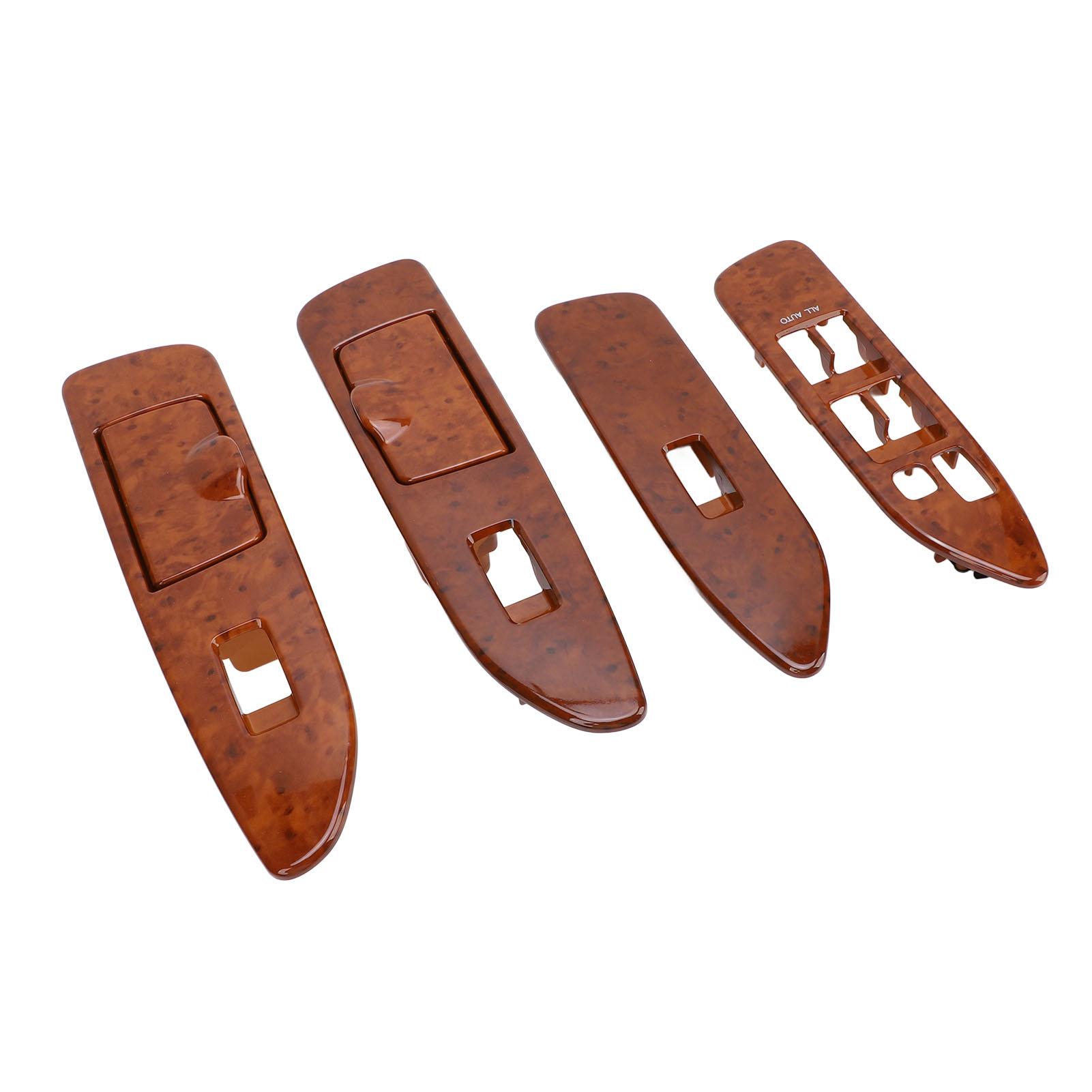 4pcs Window Switch Panel Set Front Rear Left Right for Land Cruiser J100 1998‑2007 Left Hand Drive Mahogany Color
4pcs Window Switch Panel Set Front Rear Left Right for Land Cruiser J100 1998‑2007 Left Hand Drive Mahogany Color