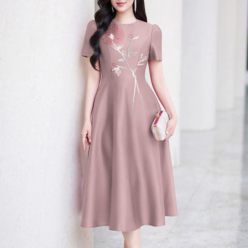 ZANZEA Women Floral Print Casual Round Neck Short Sleeve Long Dress 4XL рожевий
ZANZEA Women Floral Print Casual Round Neck Short Sleeve Long Dress 4XL рожевий