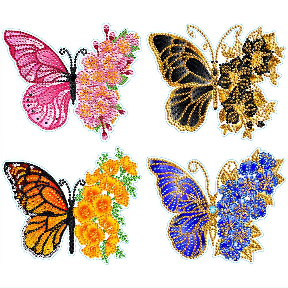 4pcs Diamonds Painting Stickers Kit Butterfly HOME Pattern DIY Rhinestone Embroidery Sticker Handmade Arts Crafts Children Gift
4pcs Diamonds Painting Stickers Kit Butterfly HOME Pattern DIY Rhinestone Embroidery Sticker Handmade Arts Crafts Children Gift