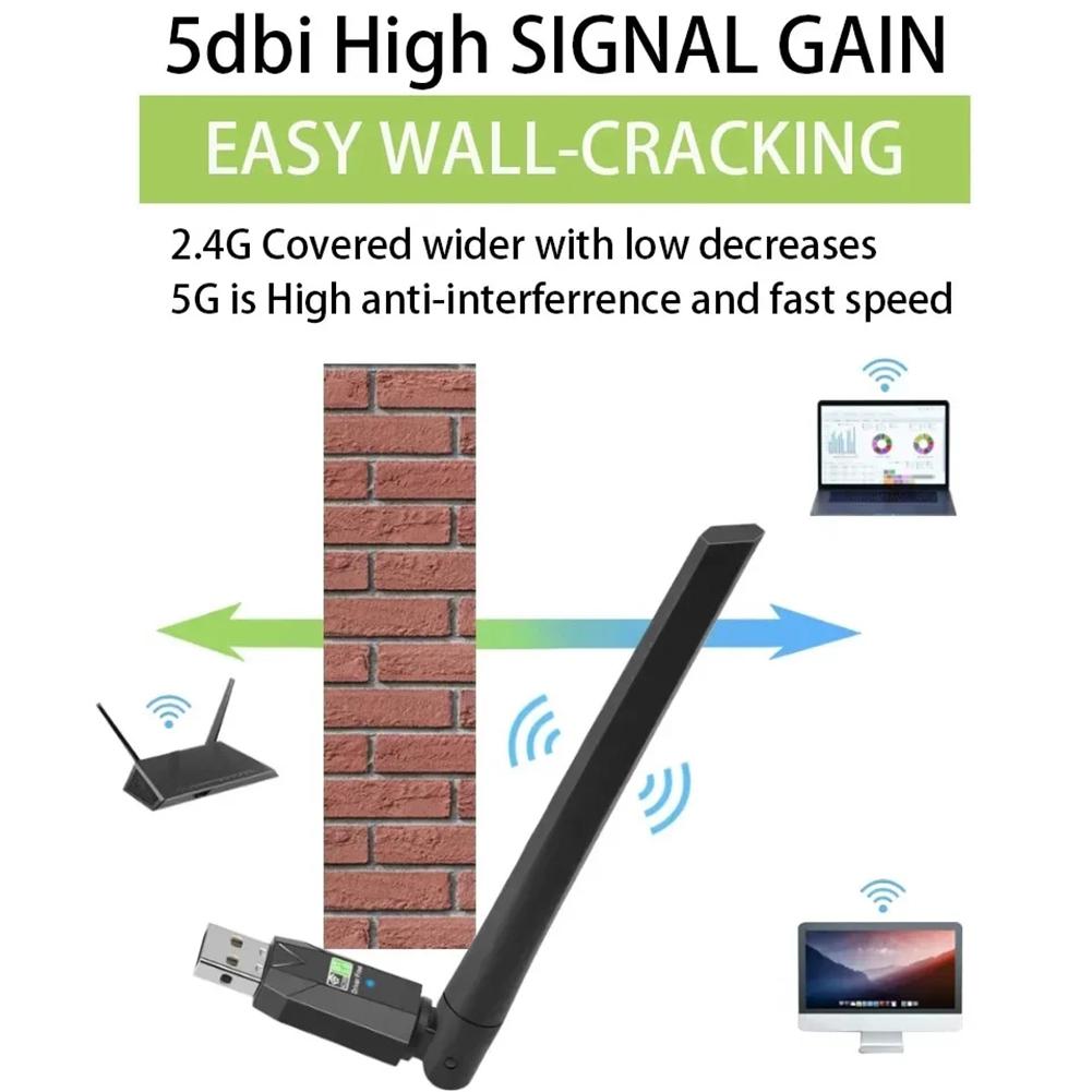 Адаптер 2-в-1 Bt 5.0 600 Мбит/с OPTFOCUS 600 Мбит/с USB Bluetooth 5G 5dbi AC 5.0 2.4G Dongle BT Wi-Fi R3Y9
Адаптер 2-в-1 Bt 5.0 600 Мбит/с OPTFOCUS 600 Мбит/с USB Bluetooth 5G 5dbi AC 5.0 2.4G Dongle BT Wi-Fi R3Y9