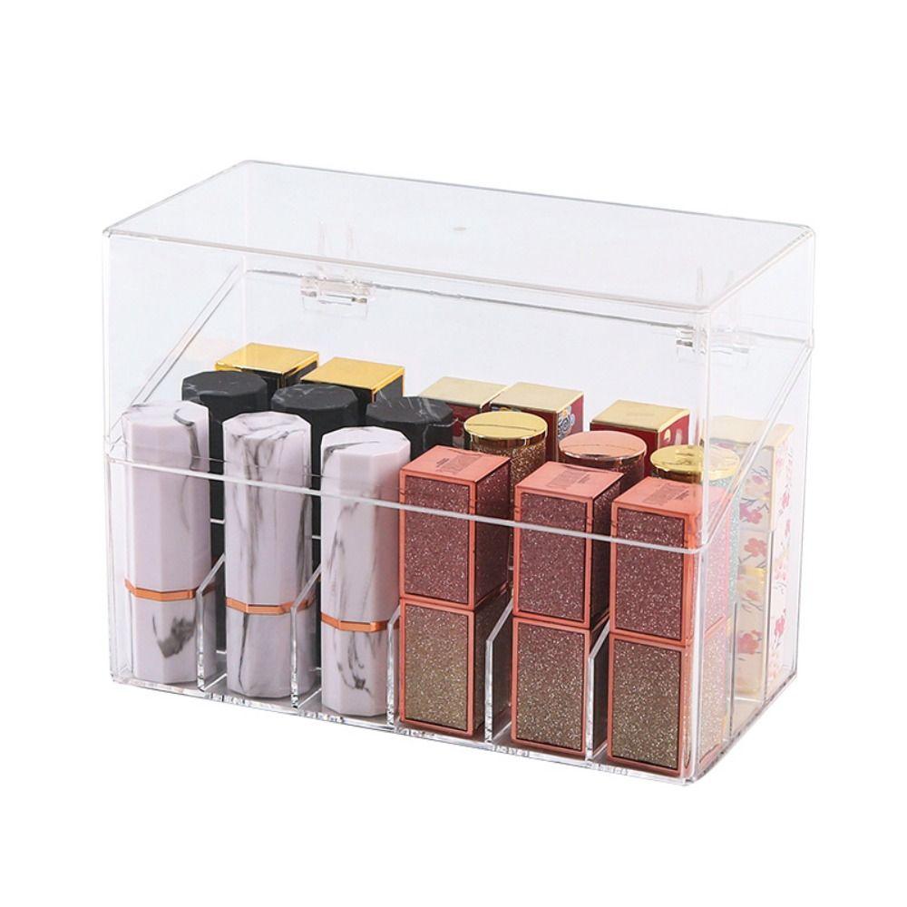 18 Grids Lipstick Storage Box Transparent Makeup Organizer Cosmetic Organizer Rack Women
18 Grids Lipstick Storage Box Transparent Makeup Organizer Cosmetic Organizer Rack Women