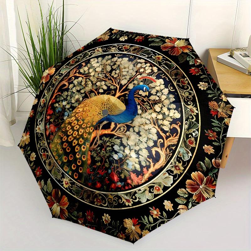 1pc Peacock Garden Circular Artwork Umbrella with Plastic Handle,Suitable for All Seasons Home Travel Outdoor UmbrellaB1687
1pc Peacock Garden Circular Artwork Umbrella with Plastic Handle,Suitable for All Seasons Home Travel Outdoor UmbrellaB1687