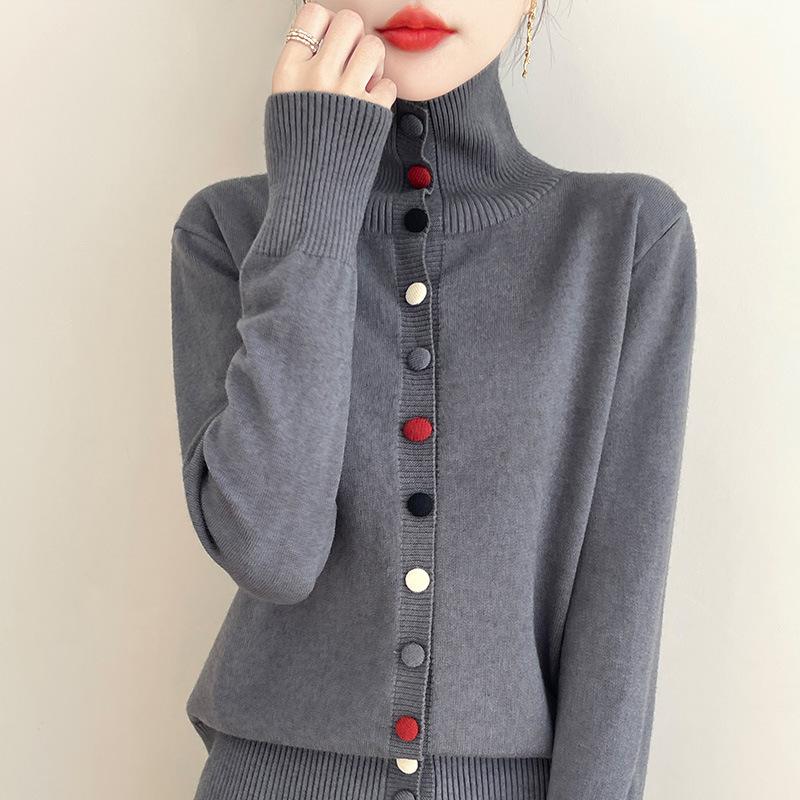 Stylish High-Neck Slim Knit Cardigan for Women - Trendy, Versatile, Age-Defying Fashion XL
Stylish High-Neck Slim Knit Cardigan for Women - Trendy, Versatile, Age-Defying Fashion XL