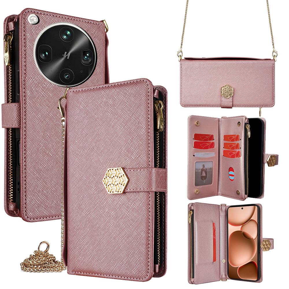 For Oppo Find X8 Ultra 5G Case Cross Texture PU Leather+TPU Wallet Phone Cover with Strap Rose Gold
For Oppo Find X8 Ultra 5G Case Cross Texture PU Leather+TPU Wallet Phone Cover with Strap Rose Gold