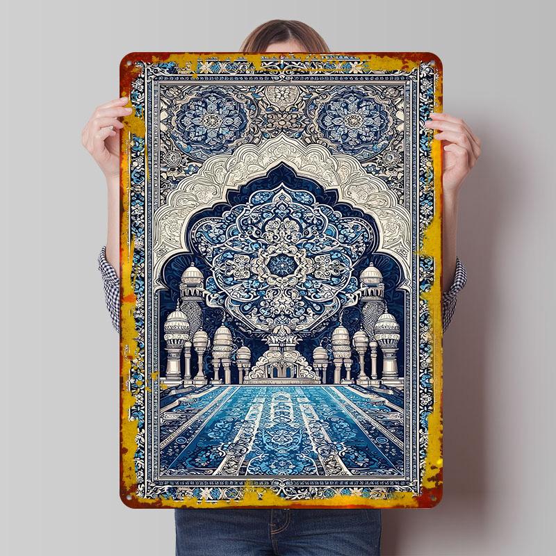 Blue and White Persian Rug Printed Poster Customized Wall Art Retro Vintage Metal Tin Signs for Bedroom Decoration Room Man Cave 7.9x11.8In(20x30cm)
Blue and White Persian Rug Printed Poster Customized Wall Art Retro Vintage Metal Tin Signs for Bedroom Decoration Room Man Cave 7.9x11.8In(20x30cm)