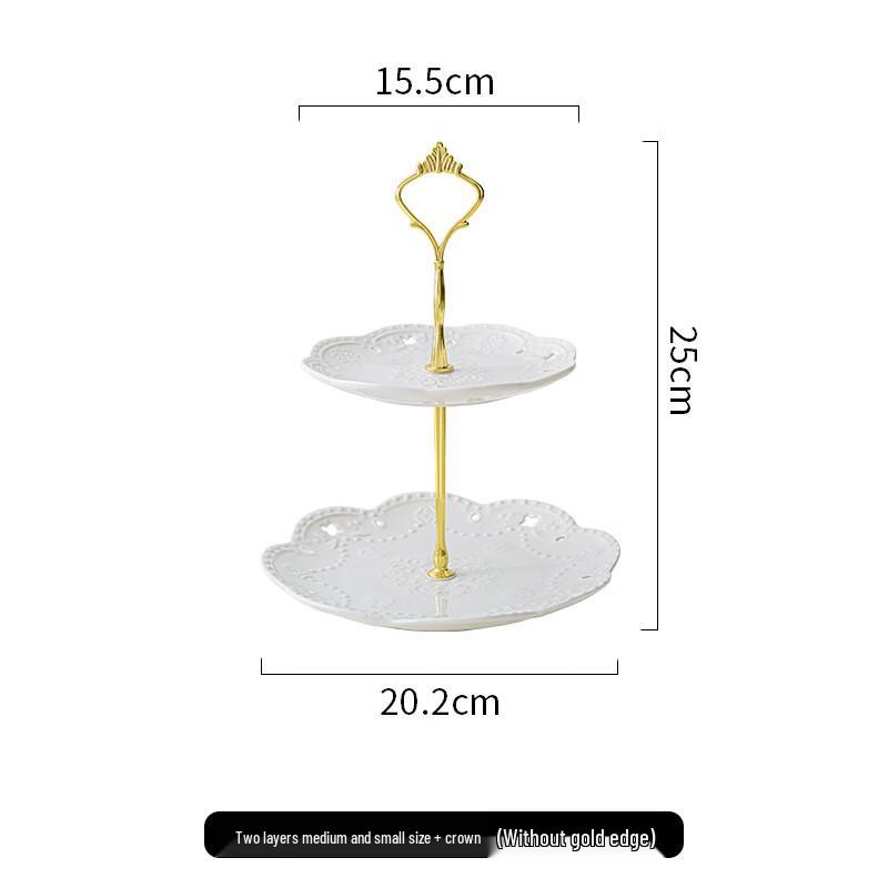 Ruhan Light Luxury Ceramic Crown Fruit Plate
Ruhan Light Luxury Ceramic Crown Fruit Plate