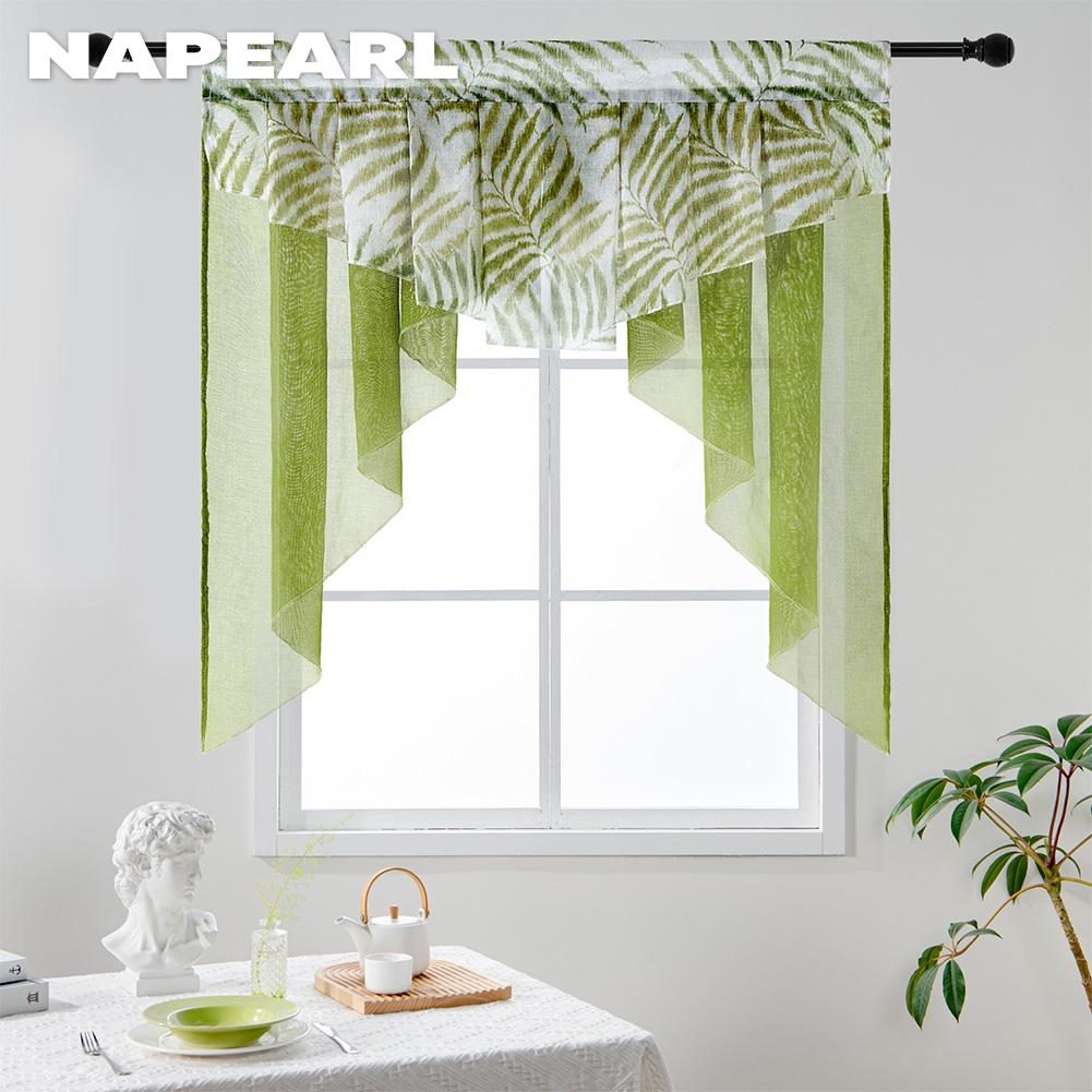 1шт NAPEARL прозрачная и натуральная американская деревенская напечатанная прозрачная занавеска с карнизом и штангой для декоративных оконных кухонных занавесок W100cm x L100cm зелёный
1шт NAPEARL прозрачная и натуральная американская деревенская напечатанная прозрачная занавеска с карнизом и штангой для декоративных оконных кухонных занавесок W100cm x L100cm зелёный
