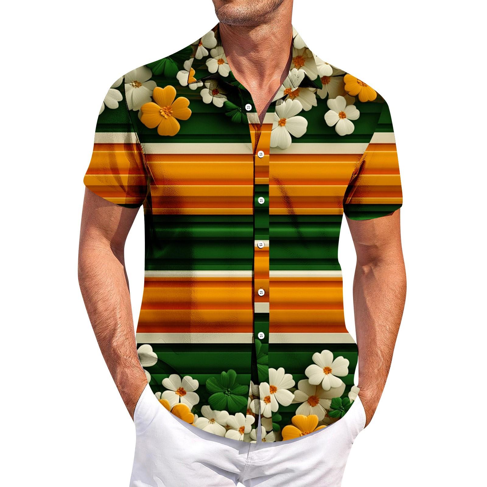 Чоловіча повсякденна сорочка з короткими рукавами. Стильна чоловіча сорочка St. Патрік Принт XXXXXL помаранчевий
Чоловіча повсякденна сорочка з короткими рукавами. Стильна чоловіча сорочка St. Патрік Принт XXXXXL помаранчевий