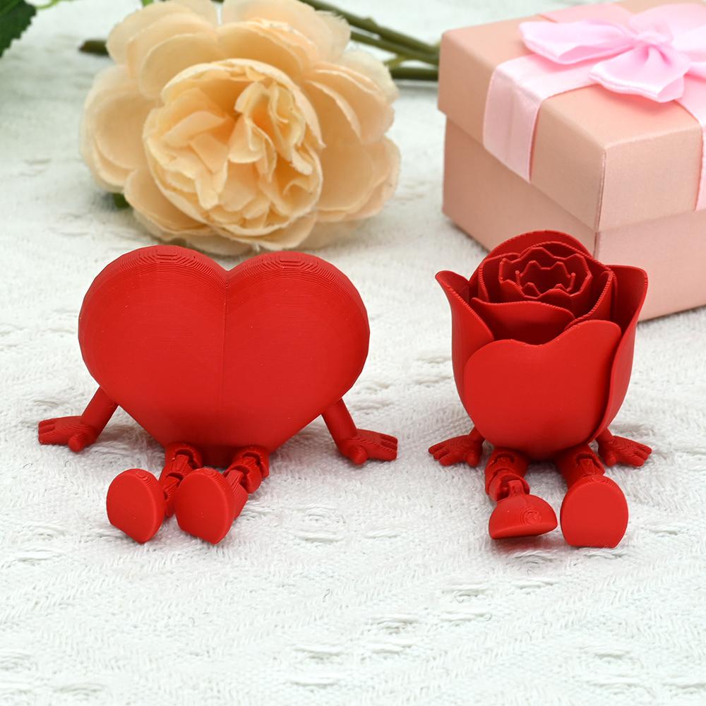 3D printed heart-shaped rose set desktop decoration, office desk accessories, wedding party decorations, romantic style, movable красный
3D printed heart-shaped rose set desktop decoration, office desk accessories, wedding party decorations, romantic style, movable красный