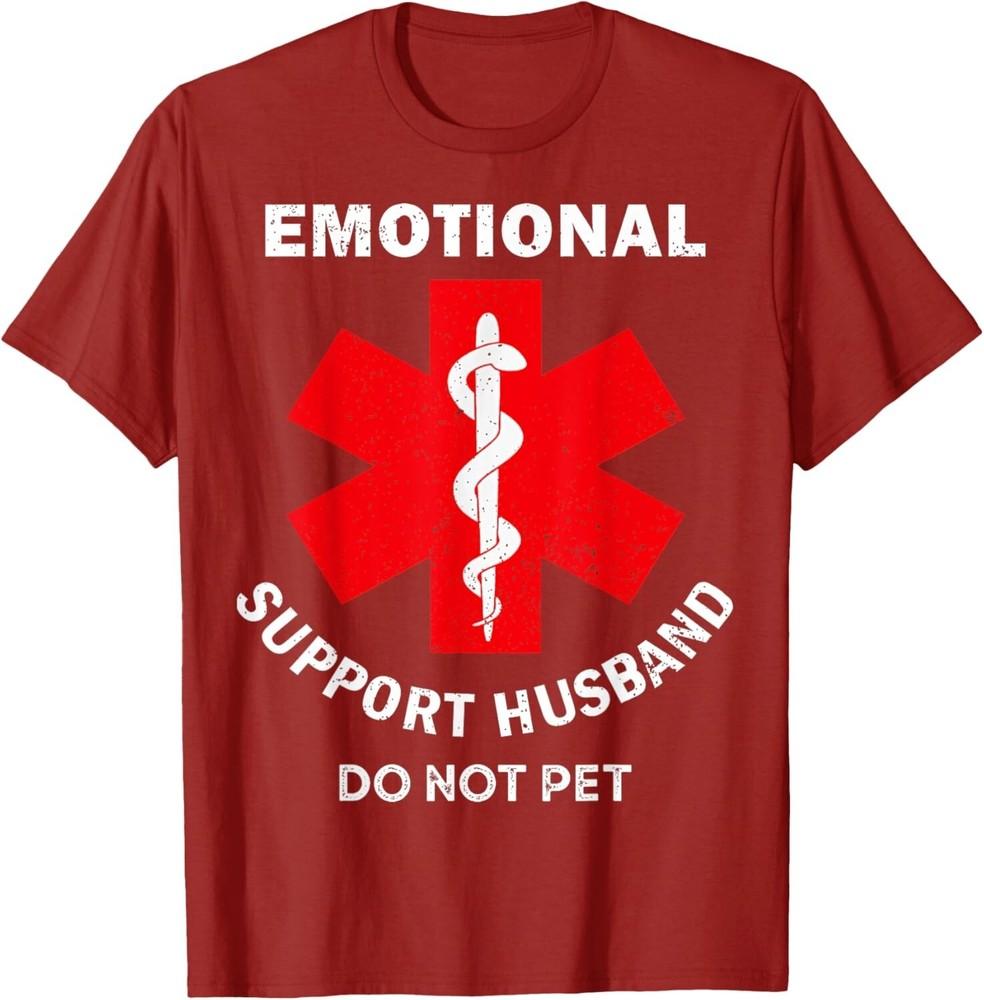 Emotional Support Husband Do Not Pet Unisex T-Shirt 3XL
Emotional Support Husband Do Not Pet Unisex T-Shirt 3XL