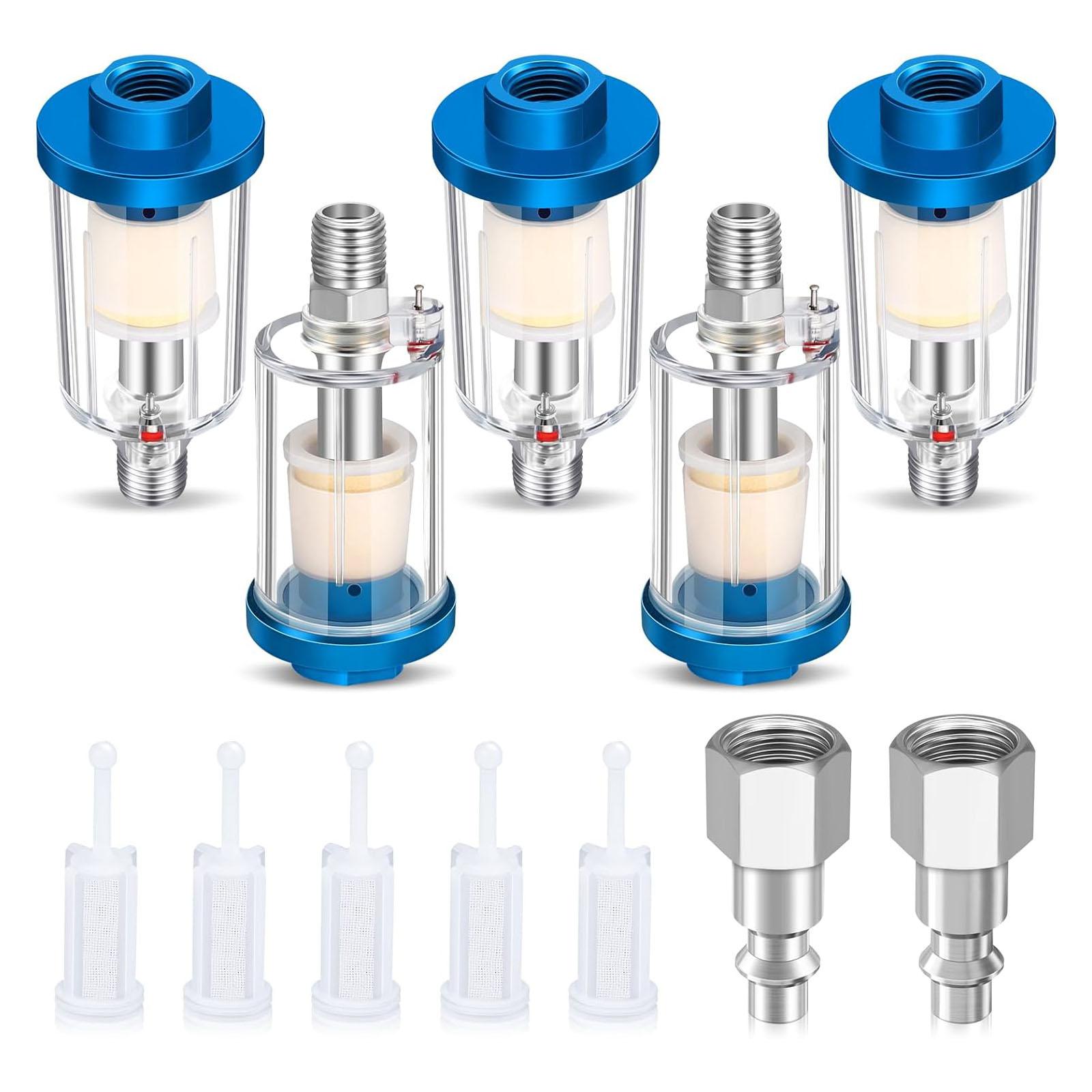 1/4inch NPT Air Compressor Water Oil Separator Inlet and Outlet Airbrush Filter Moisture Separator Pneumatic Parts 1
1/4inch NPT Air Compressor Water Oil Separator Inlet and Outlet Airbrush Filter Moisture Separator Pneumatic Parts 1