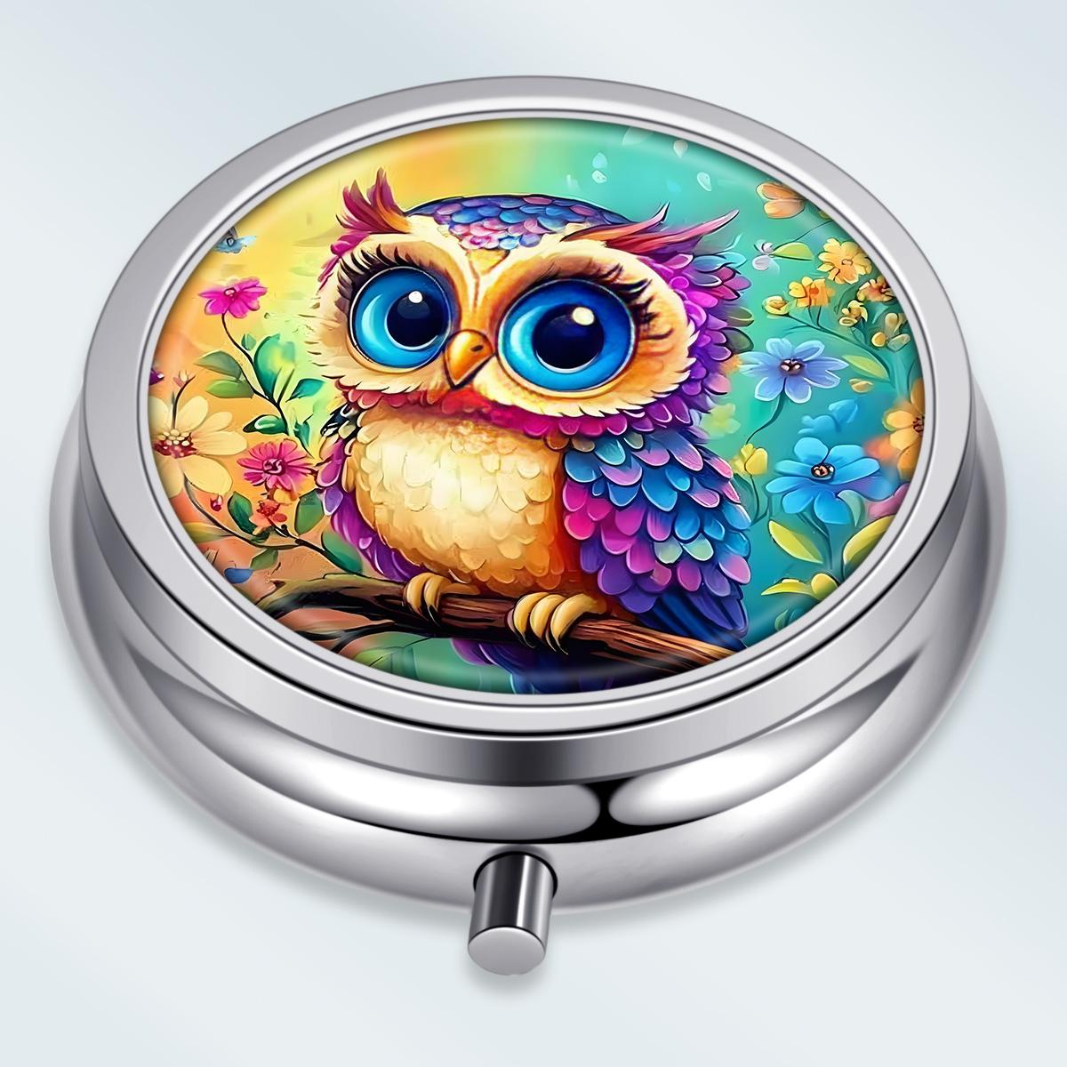 Portable Pill Box with 3 Compartments, Mini Metal Medicine Organizer Case, Cute Printed Pill Container for Vitamins, Pills, Jewelry, Travel, Daily Use разноцветный
Portable Pill Box with 3 Compartments, Mini Metal Medicine Organizer Case, Cute Printed Pill Container for Vitamins, Pills, Jewelry, Travel, Daily Use разноцветный