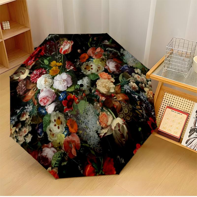 Floral Octagonal Tabletop 3 Theme Automatic Umbrella Compact 8-Rib Design Sturdy Construction Durable Umbrella Stylish Accessory
Floral Octagonal Tabletop 3 Theme Automatic Umbrella Compact 8-Rib Design Sturdy Construction Durable Umbrella Stylish Accessory