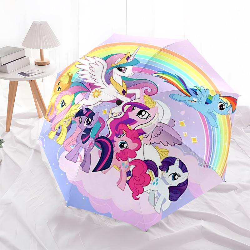 1pc My Little Pony Automatic Folding Umbrella, Portable 3-Fold Design with 8-Bone Iron Frame, Outdoor for Fans, Travelers, Everyday Use, Gift for Enth
1pc My Little Pony Automatic Folding Umbrella, Portable 3-Fold Design with 8-Bone Iron Frame, Outdoor for Fans, Travelers, Everyday Use, Gift for Enth